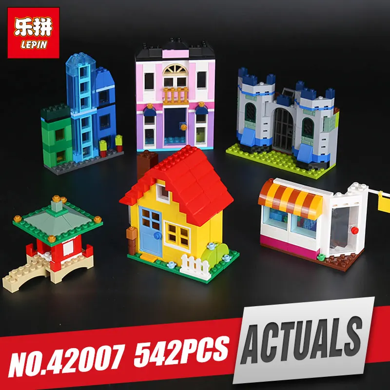

Lepin 42007 542Pcs Creative Series The 10703 Creative Builder Box Set Building Blocks Bricks Funny Toys for Kid as Gift Model