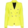 Lowered Designer Jacket Blazer Lion-Buttons Double-Breasted Women's Fashion High-Quality Newest 33005262665