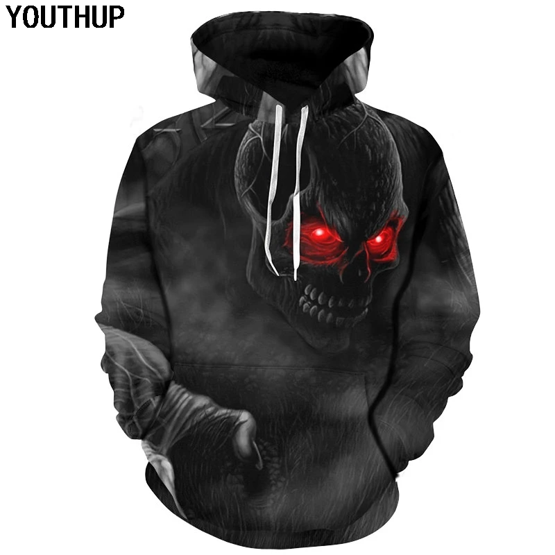 Mens hoodies with skulls Clearance