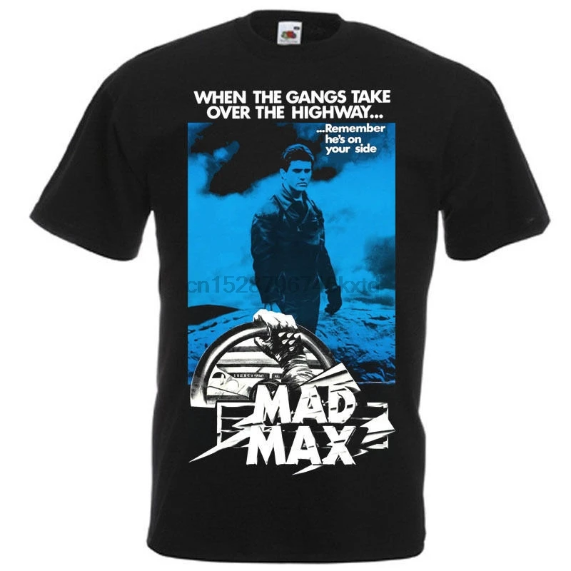 

Mad Max 1 Vintage Movie Poster Men Funny Tshirts Hip Hop Harajuku Tshirt Gym Tee Shirt 100% Cotton T-Shirt Men Clothing 2019