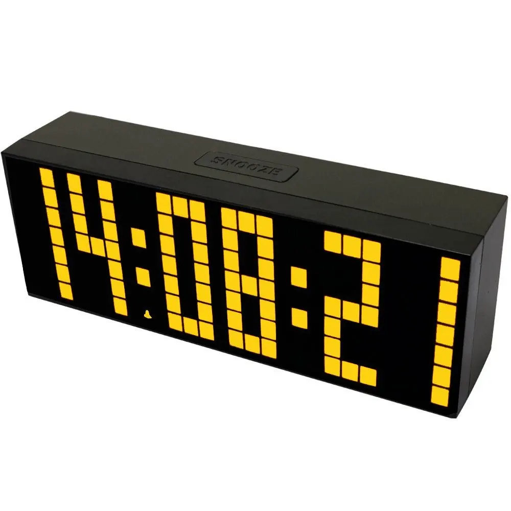  Big Digit LED Display Multi-function Bedroom Alarm Clock Desk Clock Table Clock With Soft Night Lig - 32533882798