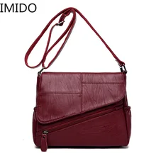 Новые женские кожаные сумки почтальон Feminina Bolsa роскошные кожаные сумки женские сумки дизайнерские Sac основная Женская сумка на плечо