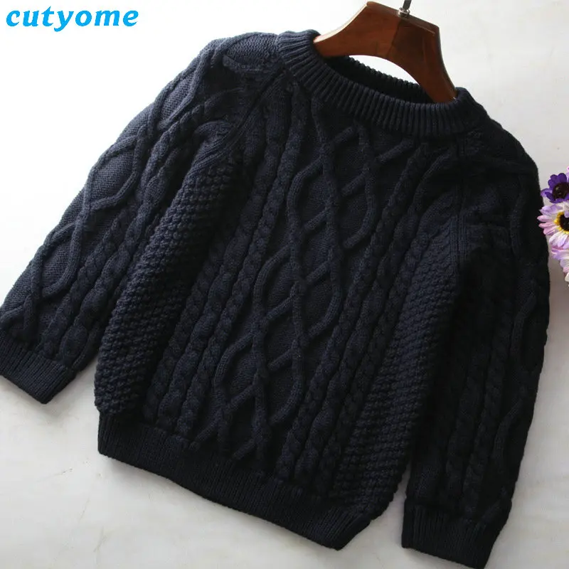 Kids Boys Girls Sweater Autumn Warm Fleece Cardigans Clothing For Children Pullover Toddler Jumper Winter Clothes Girl Sweaters (5)