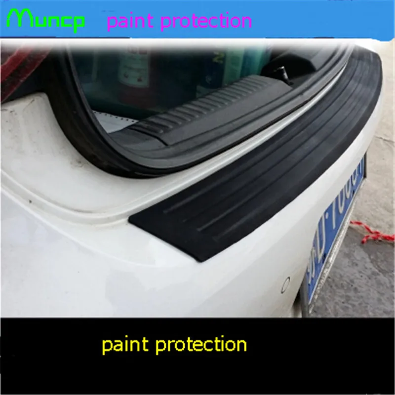 

Muncp Car Styling Rubber Rear Guard Bumper Trunk Protector Trim Cover Strip For Lexus ES250 RX350 330 ES240 GS460 CT200H CT DS