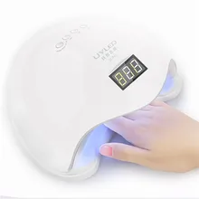 SUNUV SUN5 48 Вт фототерапия машина Профессиональный светодиодный УФ лампа для сушки гелевых ногтей Полировка отверждения с датчиком умный таймер лампа для ногтей
