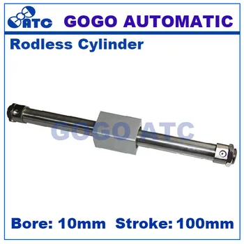 

CY3B10-100 SMC type Magnetically Coupled Rodless Cylinder/ Basic bore10mm stroke 100mm aluminum alloy pneumatic air cylinder