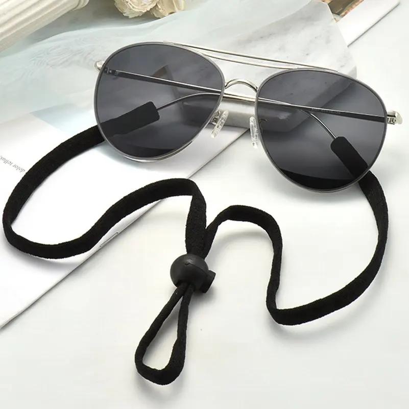 Buy 1PC Glasses String Black Cotton Adjustable