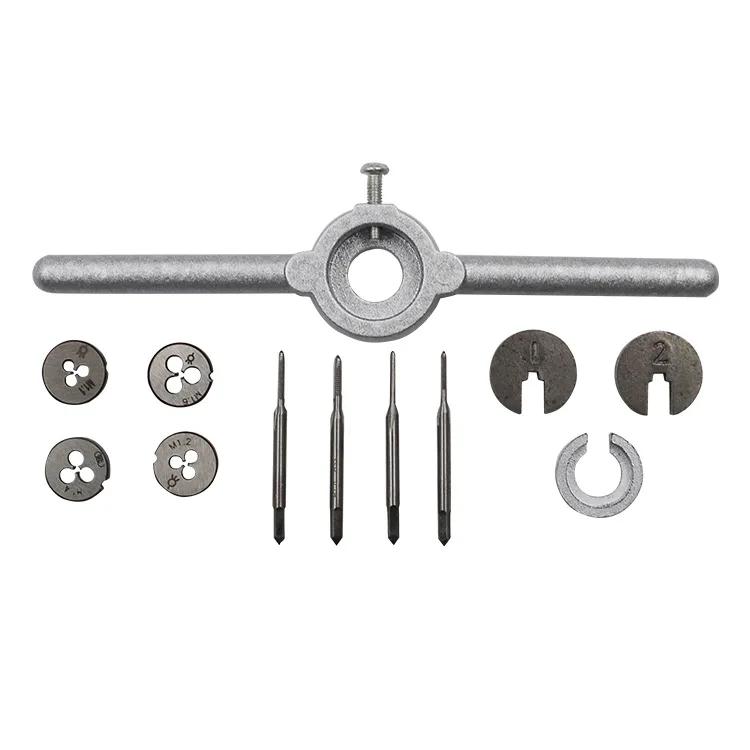 

Mini tap wrench set Mini hand Silk tapping Wrench combination 10 piece set Mold wrench set Nut thread tap Mold cutter
