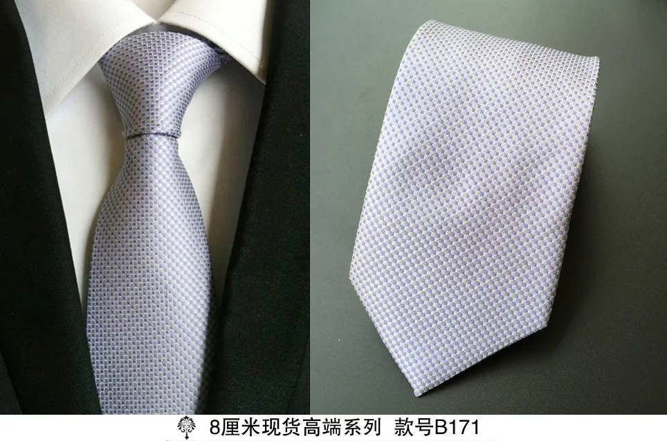 1 шт./лот) шелковые галстуки 8 см corbata клетчатые мужские галстуки в полоску для мужчин gravata розовый галстук золотой