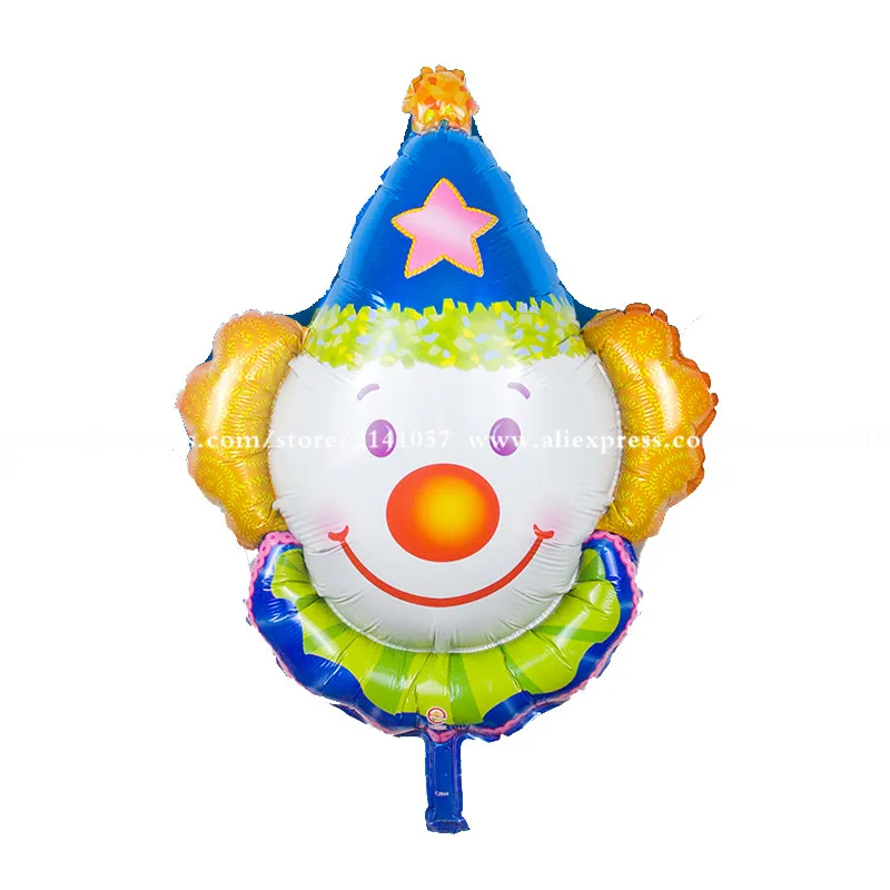 

wholesale 50pcs/lot helium foil baby balloon flying cartoon character clown BALLON for birthday party supplies hot globos