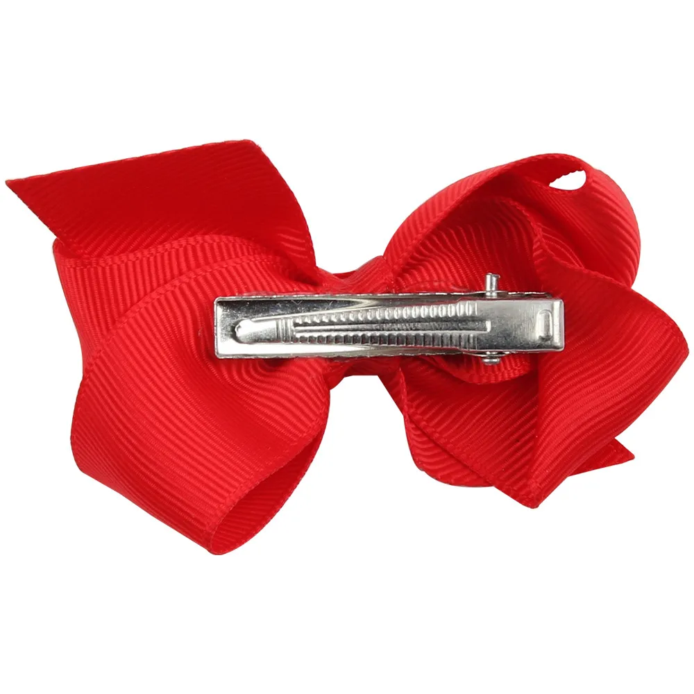 100 шт. 3 дюймов корейский Grosgrain ленты Hairbows девушка Интимные аксессуары с клип бутик волосы луки заколки для волос Украшения hd3201