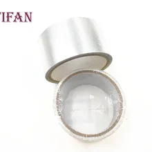 FIFAN 5 м алюминиевая фольга выхлопная обёрточная бумага " x 5 м рулон самоклеющиеся отражающие серебряное тепло обёрточная бумага барьер