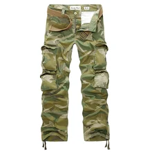 Fashion Military Cargo Pants Mens Camo Tactical Pants Male Multi Pocket Army Green Camouflage Pants Casual Loose Cotton Trousers цена Fashion Military Cargo Pants Mens Camo Tactical Pants Male Multi Pocket Army Green Camouflage Pants Casual Loose Cotton Trousers цены онлайн