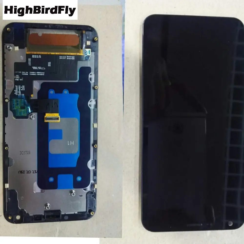 Cena Highbirdfly dla Lg Q6 M700 M700N ekran Lcd wyświetlacz z ekran dotykowy szkło Digitizer z ramki montażowej z jedną kartą Sim wersja
