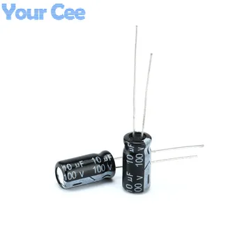 

20 pcs Electrolytic Capacitors 100V 10UF 6X11MM Aluminum Electrolytic Capacitor