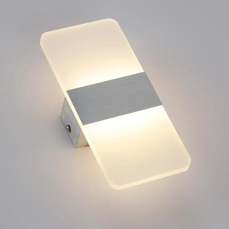 

LED wall lamp Piano keys Push Button Wall Light For Living Room Bathroom Bedroom Light Luminaire 85-265 V night light