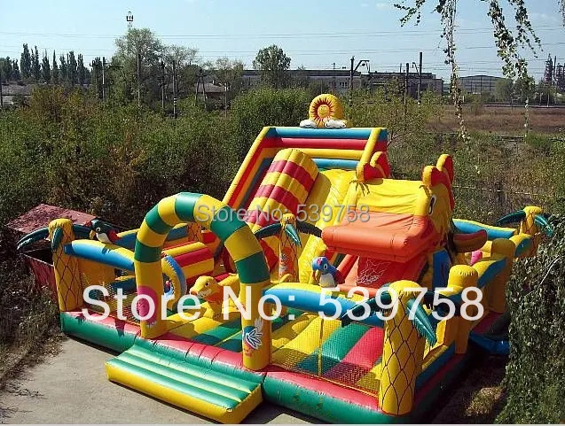 

Guangdong manufacturers selling inflatable trampoline, inflatable slides, inflatable castle,Large castle