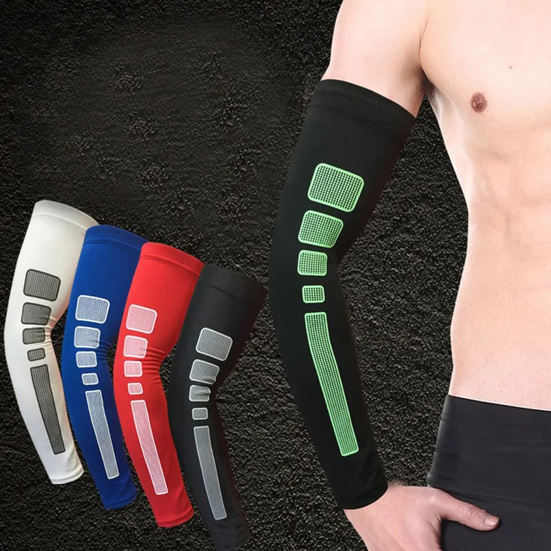 

Sports Running Fitness Elbows Breathable Sweat-Absorbing Sleeves Basketball Arm Guards Elbow Guard Softball Mountain Bike Youth