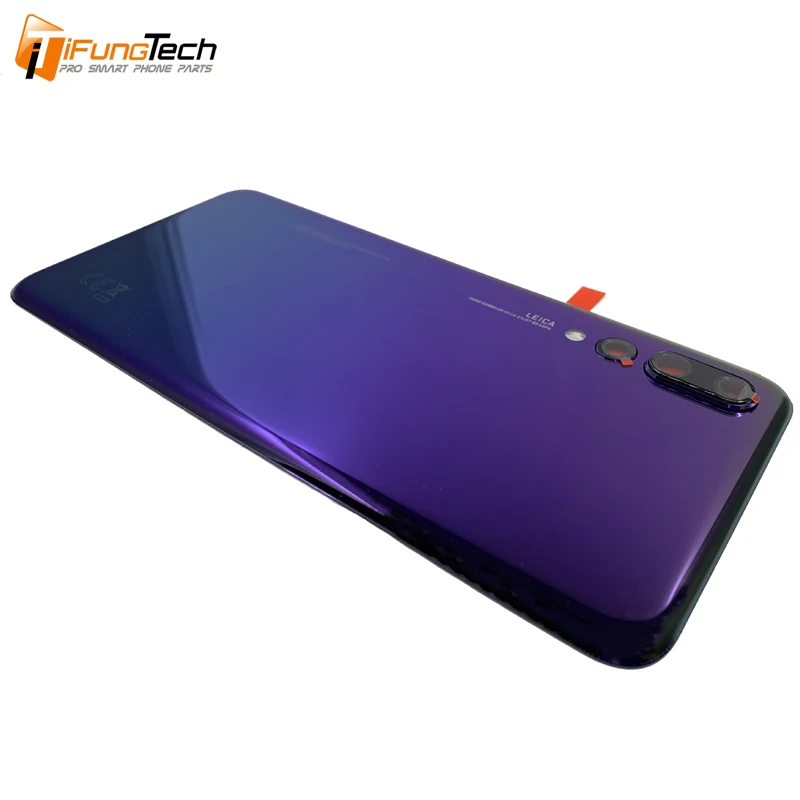 Оригинальное стекло для huawei P20 Pro Задняя крышка батареи задняя дверь Корпус чехол стеклянная панель Замена с объективом камеры P20 pro