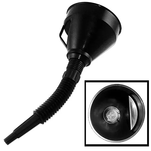 

Funnel with Flexible Detachable Spout Funnel 2 in 1 Automotive Oil Liquid Tool