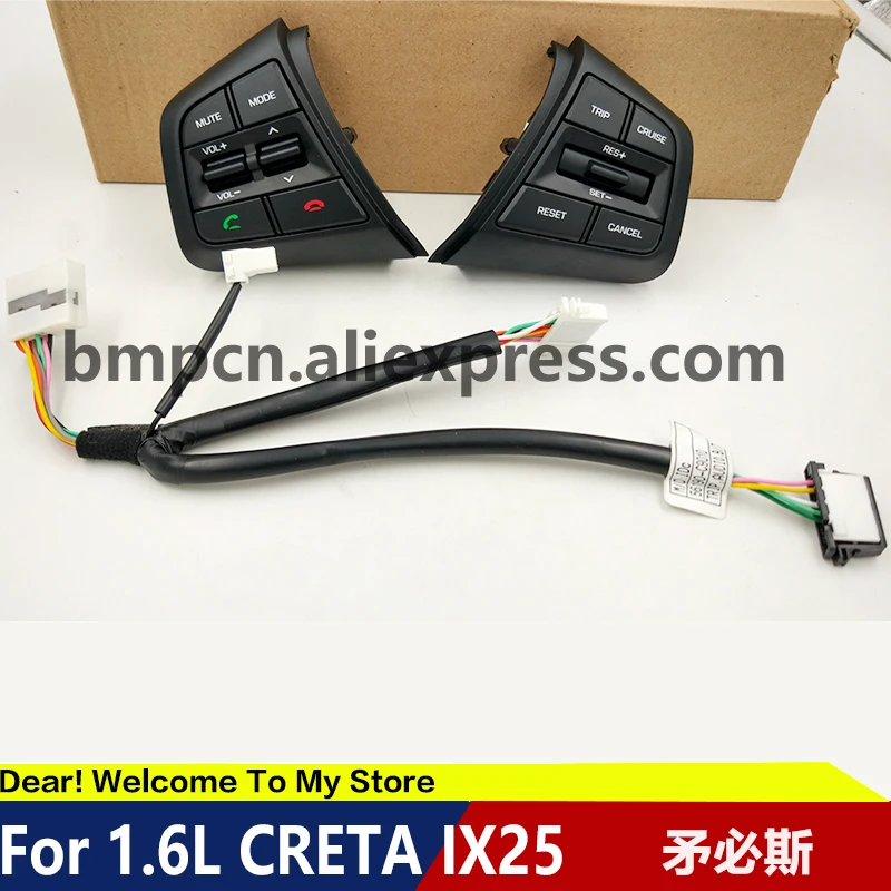 Рулевое колесо для Hyundai ix25 creta 2 0 1 6 кнопки Bluetooth телефон круиз контроль кнопка
