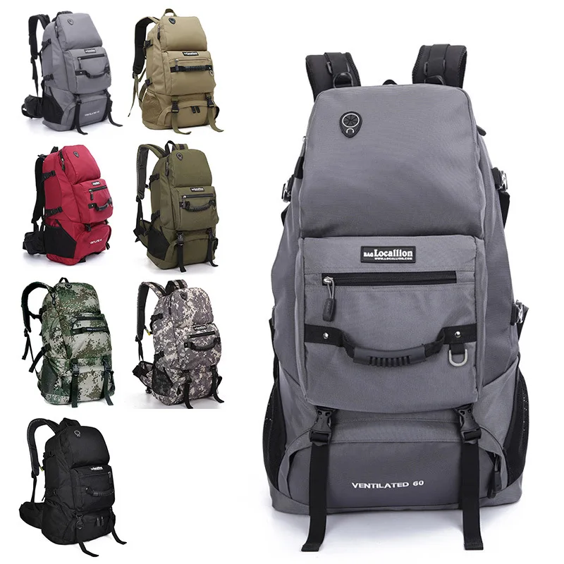 

45L Waterproof Polyester Travel Backpack Rucksack Outdoor Sport Bag Mountaineering Camping Hiking Trekking Backpack Mochila