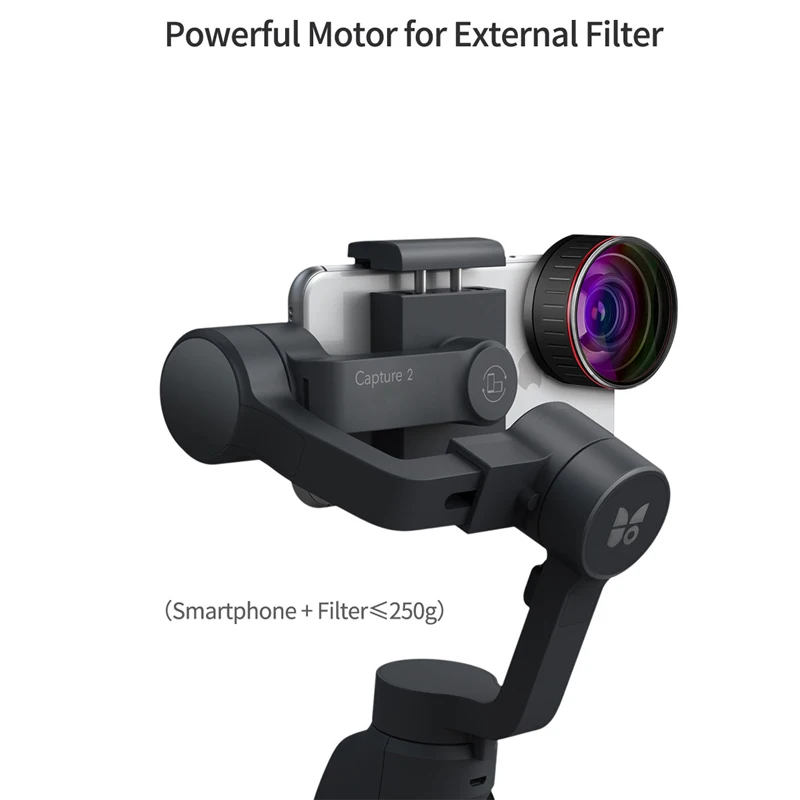  2019 new Funsnap Capture 2 3-axis Phone Handle Gimbal Stabilizer steadicam for Smartphone