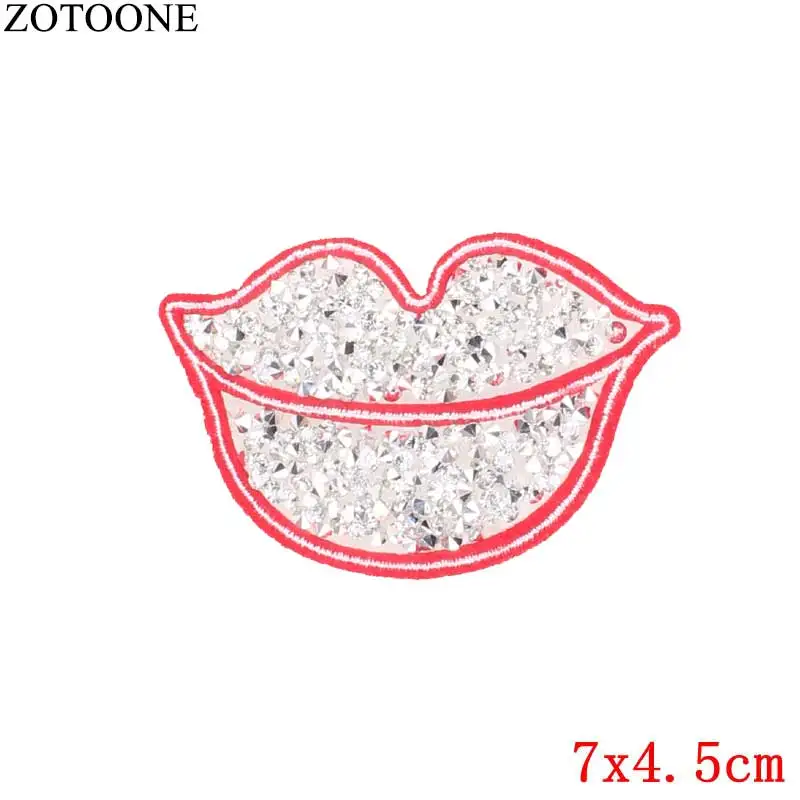 ZOTOONE/нашивка ручной работы со стразами и бусинами для одежды шитье бисером