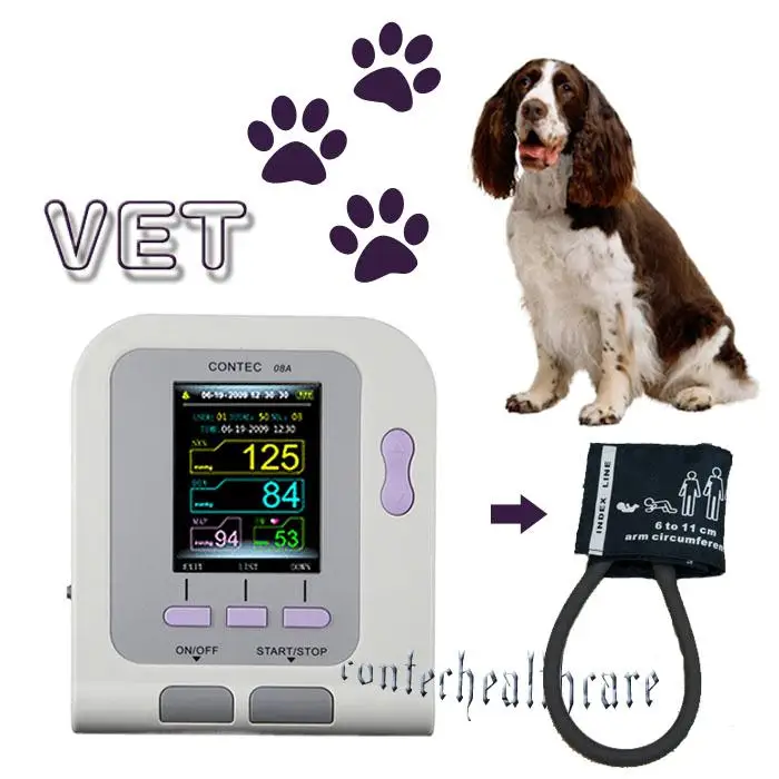 Billige Veterinär Vet Verwenden Digitale Blutdruck Monitor CONTEC08A, NIBP + manschette + Software