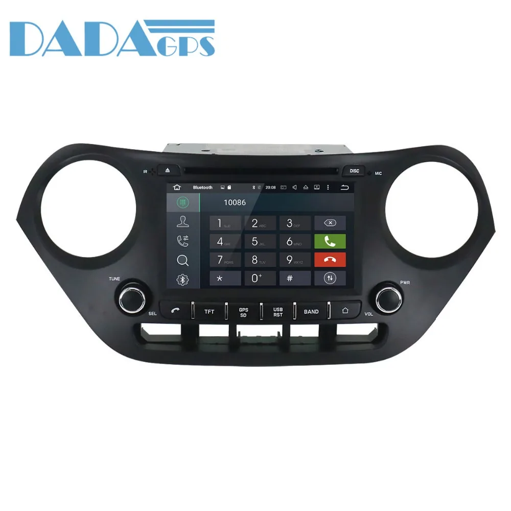 Perfect Android 8.0 7.1 Car GPS Radio Multimedia Headunit For Hyundai I10 I-10 2013-2018 left and right hand DVD Player Stereo Headunit 5
