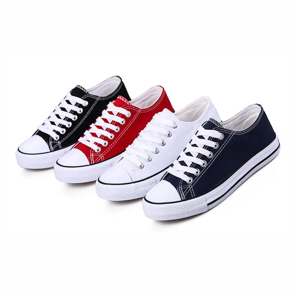 2018Women Canvas Shoes Fashion Solid Color Women