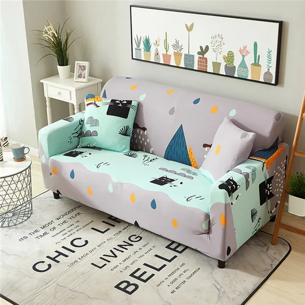 1 шт. эластичный чехол для дивана, растягивающиеся чехлы для мебели, все включено, чехлы для дивана для гостиной, Copridivano Cubre, чехлы для дивана - Цвет: Color 20