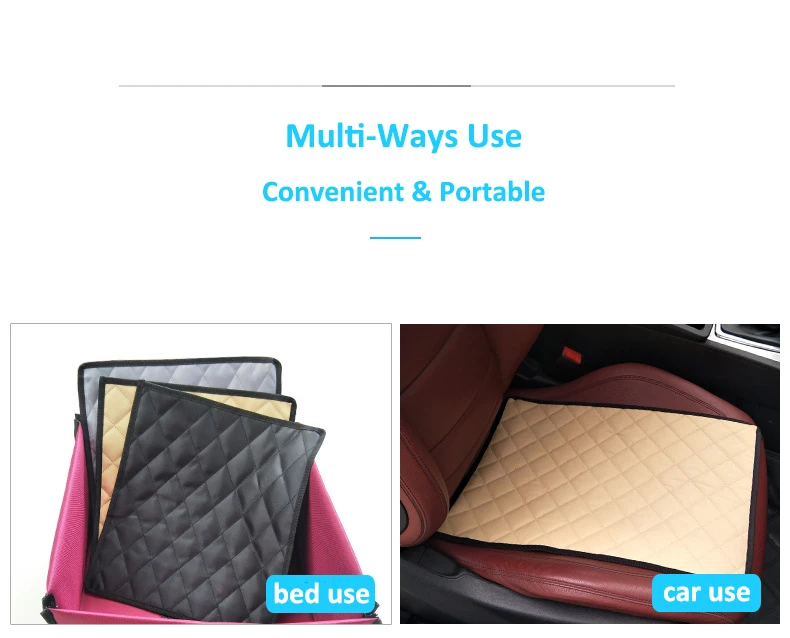 PUPISHE Dog Mat Car Seat Cover Mat Summer Air-Conditioned Room Cusion Washable Waterproof Trunk Car Seat Hammock Anti Scratch XL (1)