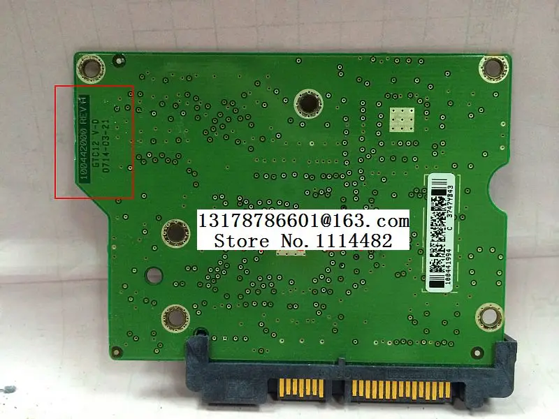 

100442000 REV A hard drive parts HDD PCB logic board Free shipping Good test 100442000 REV A