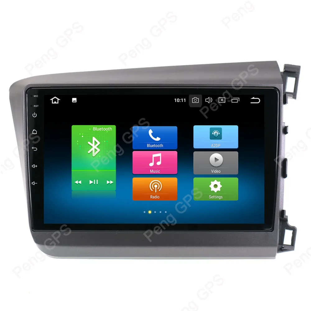 Flash Deal Octa Core 2 Din Stereo Android 8.0 Car Radio for Honda CIVIC 2012 2013 2014 2015 right hand GPS Navigation CD DVD Player FM 2