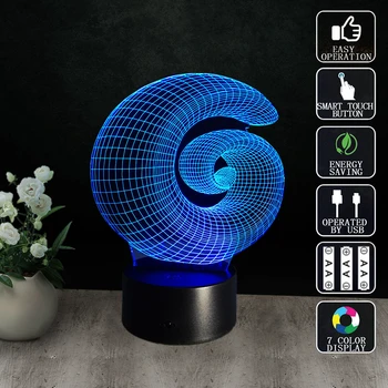 

Abstract Figure Creative LED Abajur colorful Night Lights 3D Table Lamps Indoor Decor Lampara Suitable for Infantil Toys Gifts