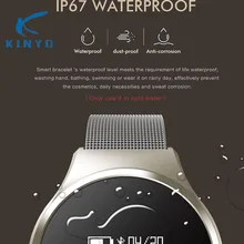 Мониторинг пульса мониторинга сна умный группа IP67 Водонепроницаемый Анти-потерянный спортивный браслет совместимый для IOS телефонов Android
