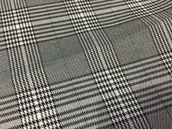 

Free ship fabric check weaved pattern price for 1 meter 150cm wide