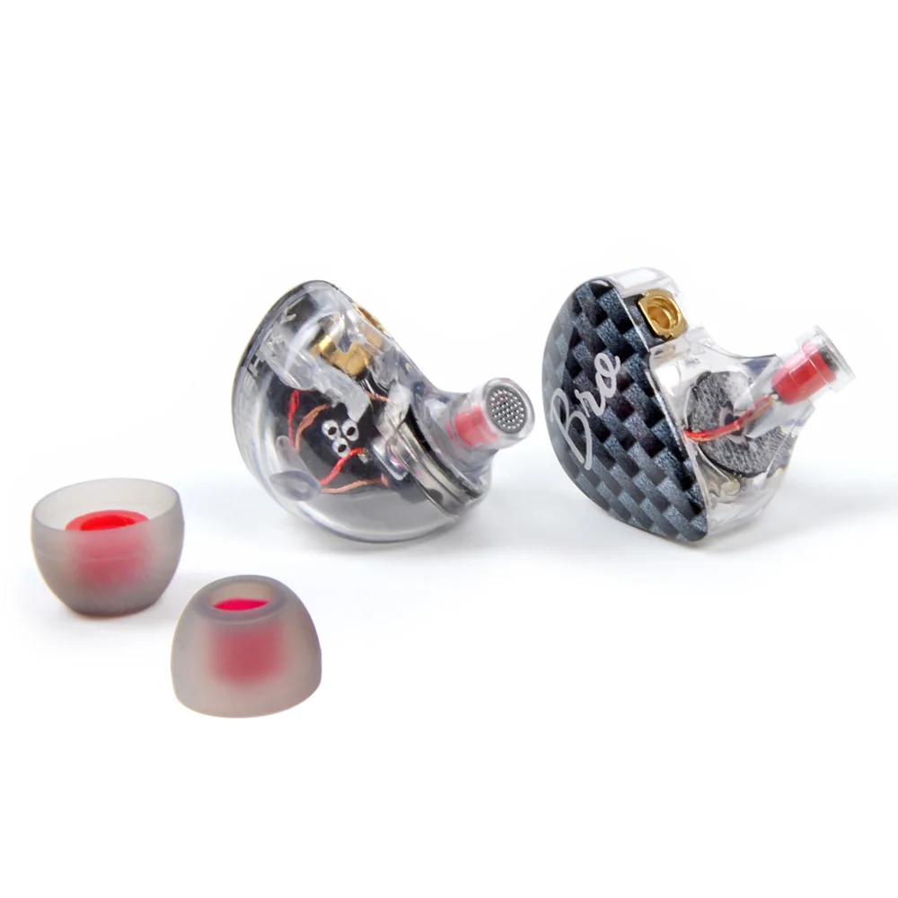 NICEHCK Bro In Ear Earphone 1BA+1DD Hybrid Earphone MMCX Earphone HIFI DJ Running Sport Earphones Headset Earbud MMCX Detachable