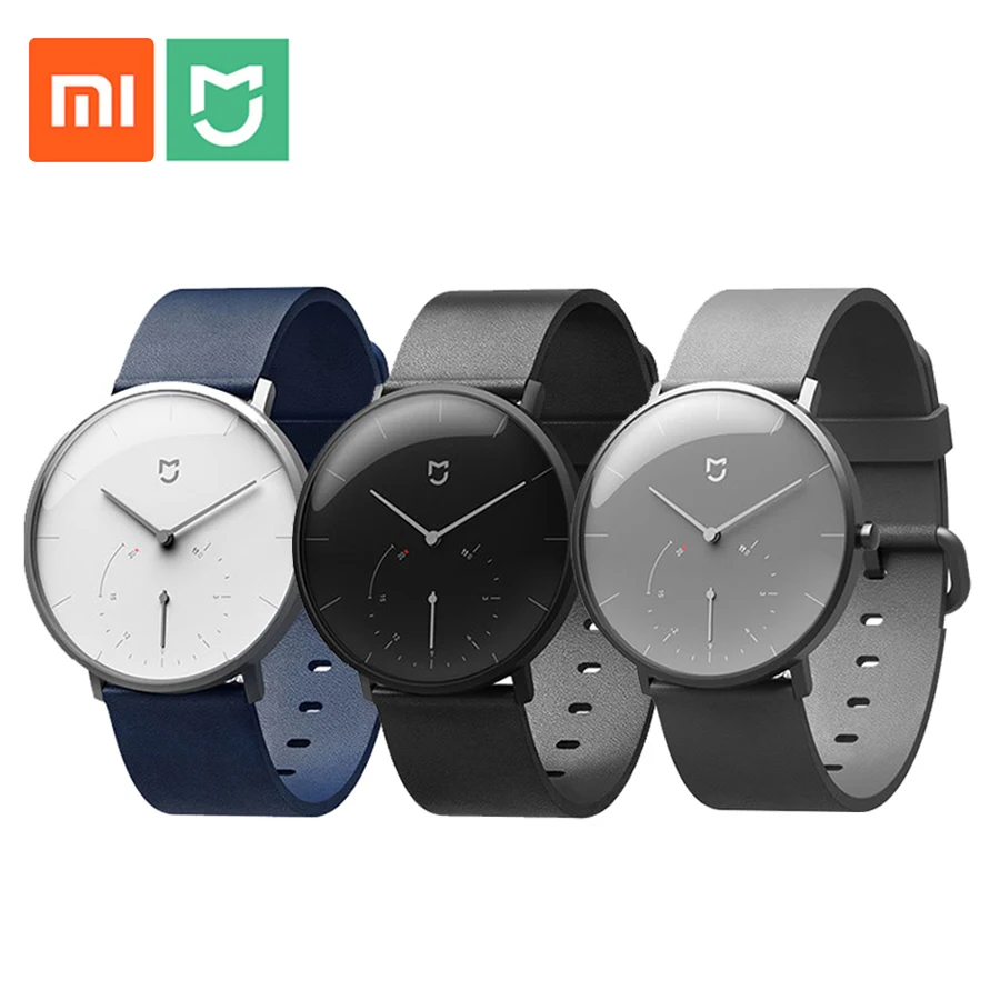 Новые умные кварцевые часы Xiaomi Mijia для мужчин и женщин повседневные