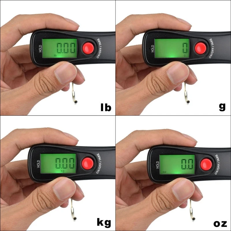 Высокое качество 50 кг x 10 г мини портативные электронные весы вес багажа Ручные Цифровые весы Цифровой Путешествия крюк весы