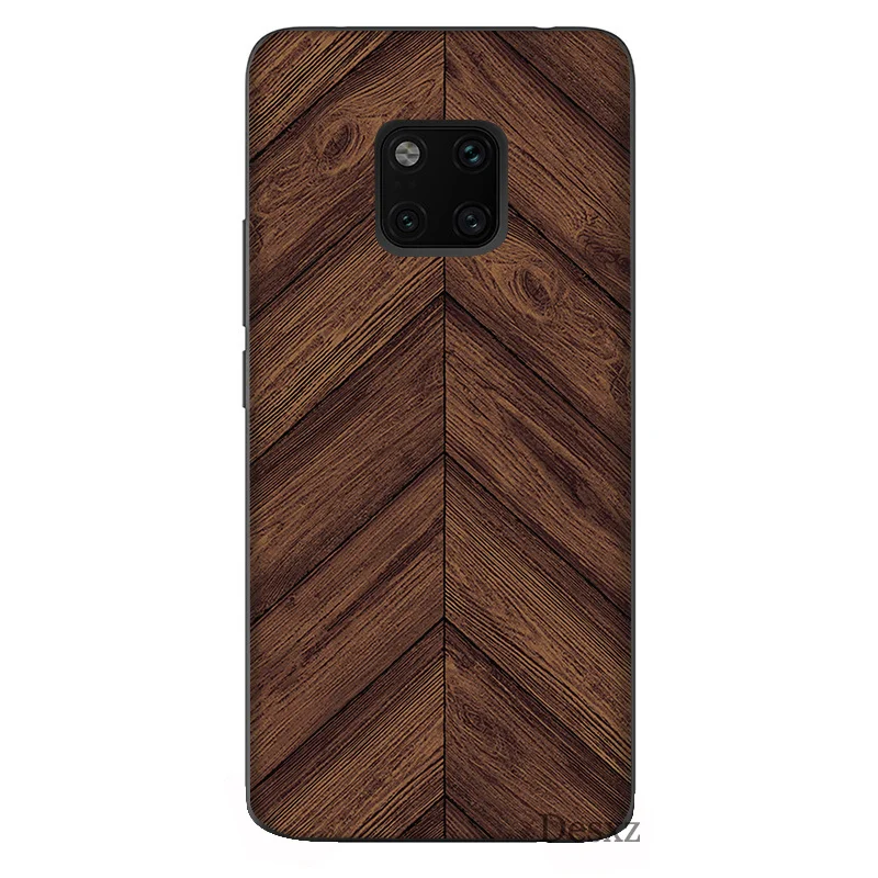 Чехол для телефона с текстурой дерева Huawei mate 10 20 lite Pro 2 3 4 4i i Y5 Y7 Y9 prime