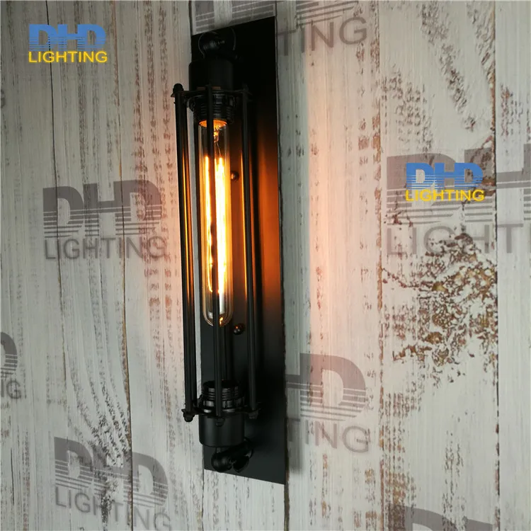 

Aged cage wholesale price American vintage wall lamp indoor lighting bedside lamps wall lights for home diameter