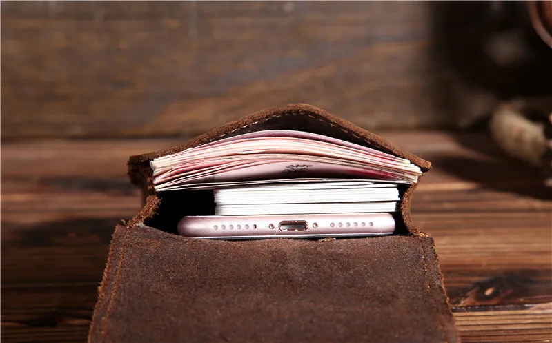 Для мужчин из натуральной кожи кожух, чехол для мобильного телефона с карманом в стиле «Хип ремень сумка поясная отца подарок для samsung Galaxy note8 S8 S9Plus note 9