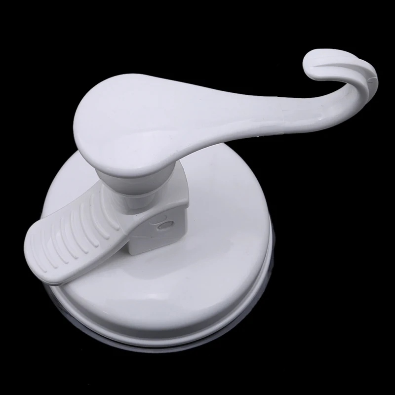Модный вакуумный настенный держатель для ключей на присоске для ванной, кухни, крючки, вешалка, присоска, высокое качество,, для дома - Цвет: white