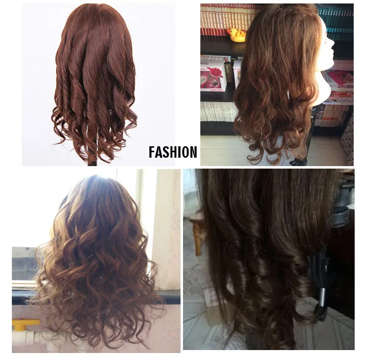 Polegada de Cabelo Humano Penteados 22 Cosmetologia