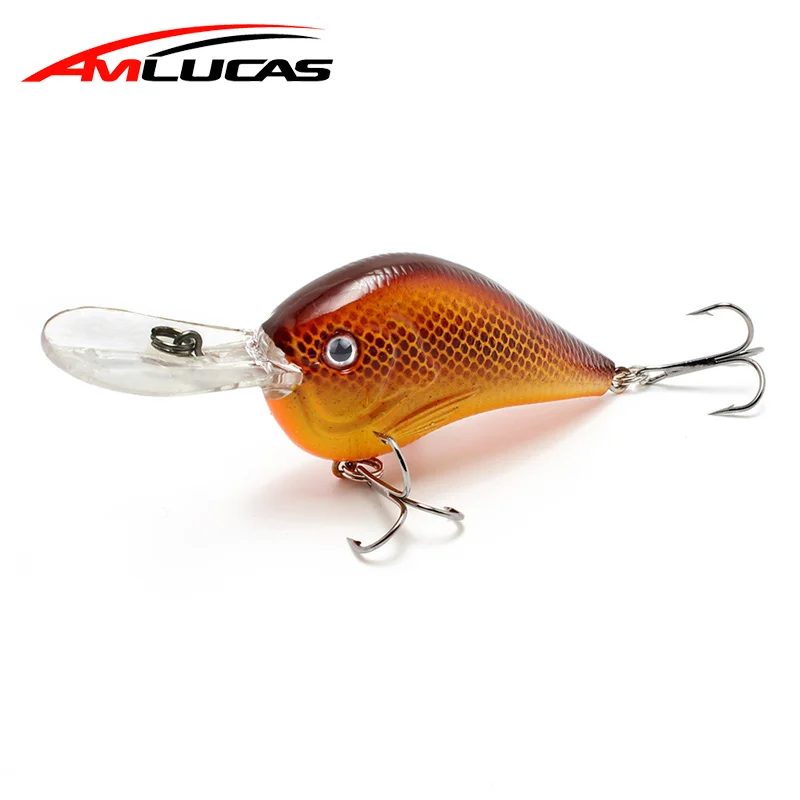 Amlucas جديد المتذبذب الصيد إغراء 90 مللي متر 11.1g Crankbait أسماك بيكي باس التصيد بايك الكارب الصيد كل شيء ل الصيد WW164