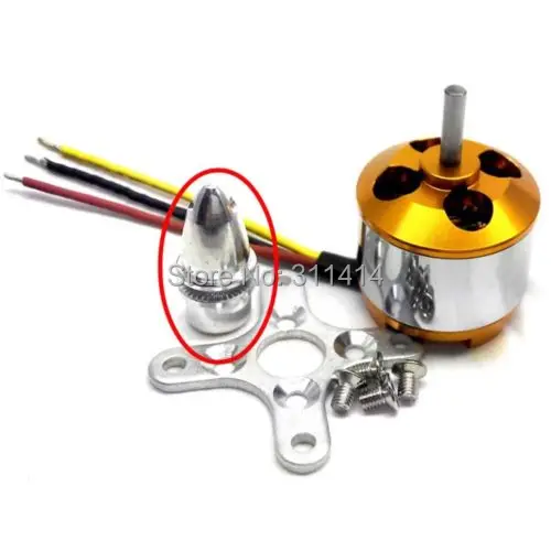 Adaptateur Hélice Moteur RC 3.17mm Arbre 5/6mm Aluminium
