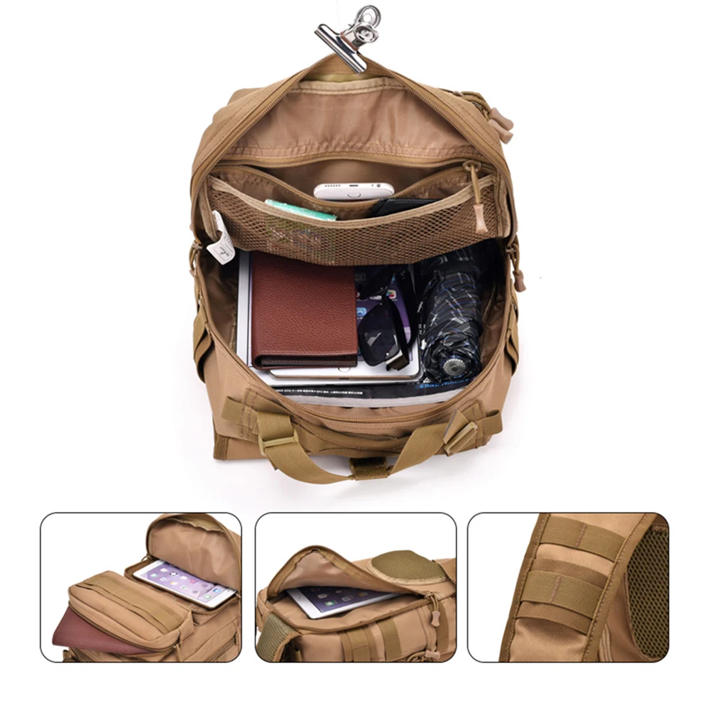 Outdoor Tactical Bag Oxford Military Shoulder Backpack Camping Hiking assault Bags Camouflage Hunting Backpack Utility Below 20L