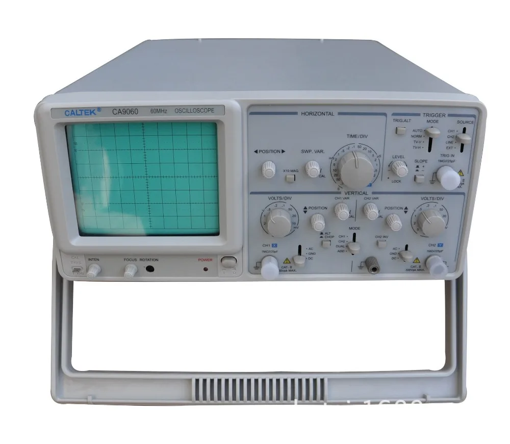 Fast arrival Caltek CA9060D dual channel analog oscilloscope dual trace